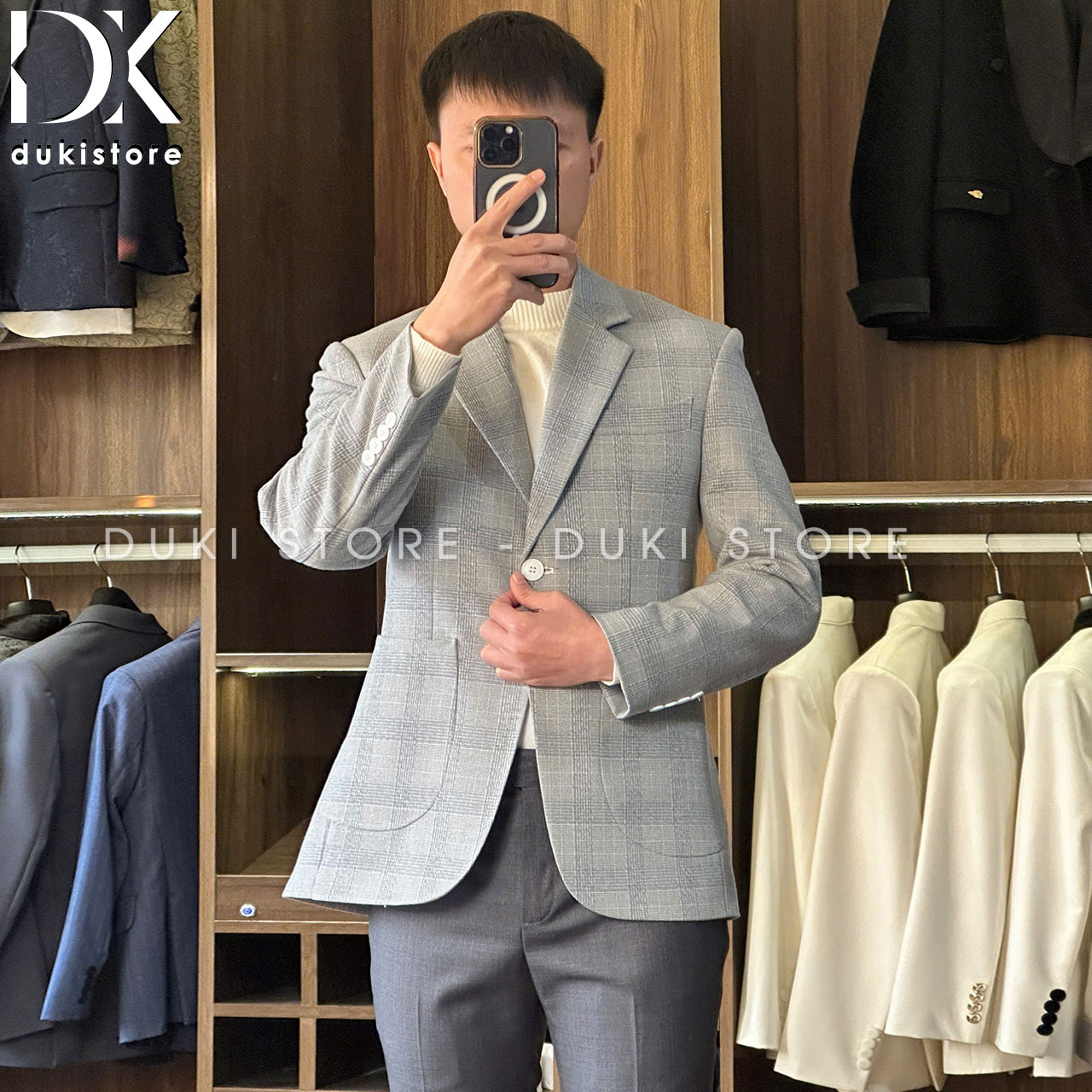 áo vest áo blazer nam hàn quốc 2 cúc kẻ caro đẹp ao-vest-ao-blazer-nam-han-quoc-2-cuc-ke-caro-dep-ADK0048-1.jpg
